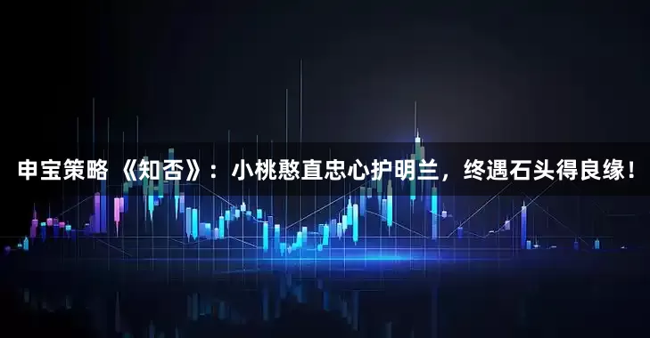 申宝策略 《知否》：小桃憨直忠心护明兰，终遇石头得良缘！